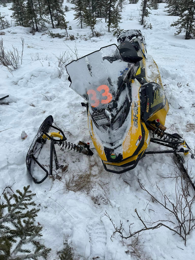 Damage to Team 33's Sled