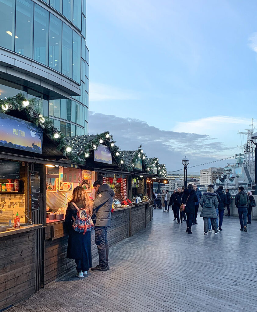 London Bridge Christmas Market Food